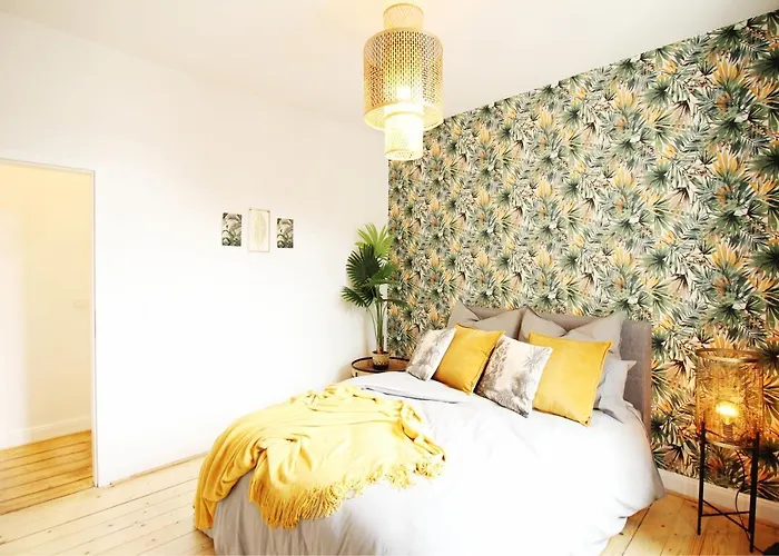 Superior Mit Tropical Feeling L 2 Schlafzimmer Nahe L Messe L Flughafen L Hbf 公寓 *