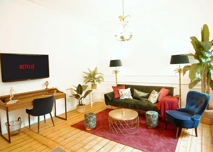 Superior Mit Tropical Feeling L 2 Schlafzimmer Nahe L Messe L Flughafen L Hbf Apartment